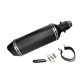 STAL013 Universal tunning muffler (color: black)