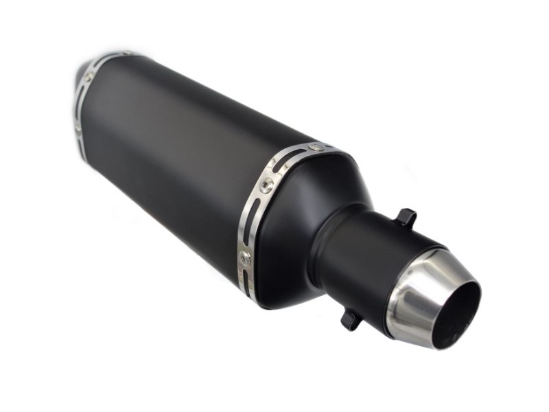STAL013 Universal tunning muffler (color: black)
