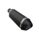 STAL013 Universal tunning muffler (color: black)