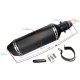 STAL013 Universal tunning muffler (color: black)