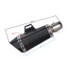 STAL012 Universal tunning muffler (color: black)