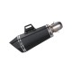 STAL012 Universal tunning muffler (color: black)