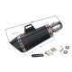STAL012 Universal tunning muffler (color: black)