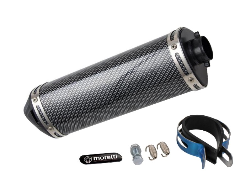 ALUMINIUM05 Universal tunning muffler (color: carbon)