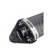 ALUMINIUM06 Universal tunning muffler (color: black)