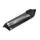 ALUMINIUM06 Universal tunning muffler (color: black)