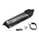 ALUMINIUM06 Universal tunning muffler (color: black)