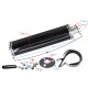 ALUMINIUM03 Universal tunning muffler (color: black)