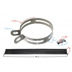 Muffler clamp 100mm