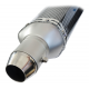STAL013 Universal tunning muffler (color: carbon - titanium ending)