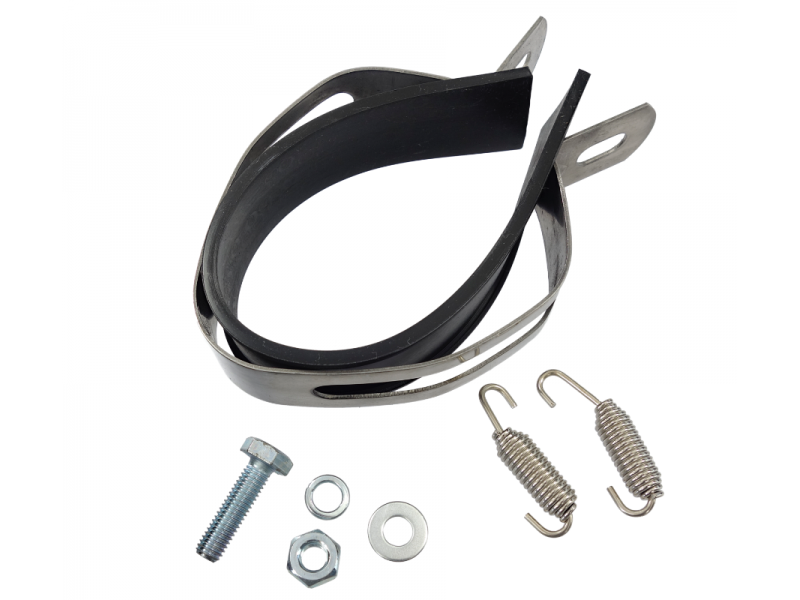 STAL013 Universal tunning muffler (color: carbon - titanium ending)