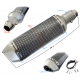 STAL013 Universal tunning muffler (color: carbon - titanium ending)