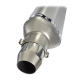 STAL013 Universal tunning muffler 370 mm (color: titanium - black ending) STAL013 Universal tunning muffler 370 mm (color: titanium - black ending)