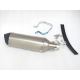 STAL013 Universal tunning muffler 370 mm (color: titanium - black ending) STAL013 Universal tunning muffler 370 mm (color: titanium - black ending)