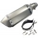 STAL013 Universal tunning muffler 300 mm (color: titanium)