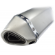 STAL013 Universal tunning muffler 300 mm (color: titanium)