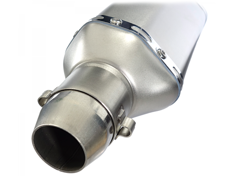 STAL013 Universal tunning muffler 300 mm (color: titanium)