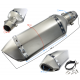 STAL013 Universal tunning muffler 300 mm (color: titanium)