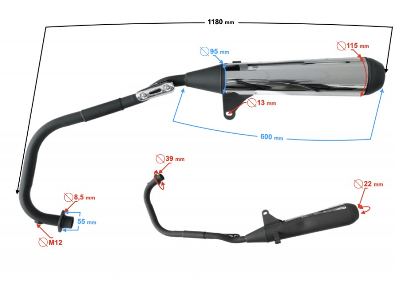 Muffler Classic 125 (Euro5)