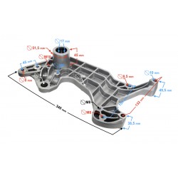 Muffler bracket for B-Max