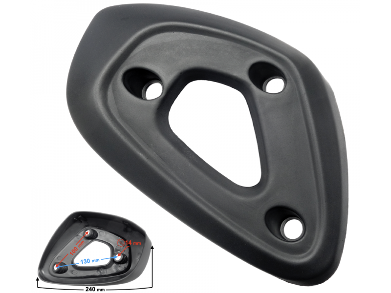 GT 125 muffler cover