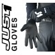 Motorcycle gloves JUST1 J-HRD BLACK-ORANGE size L
