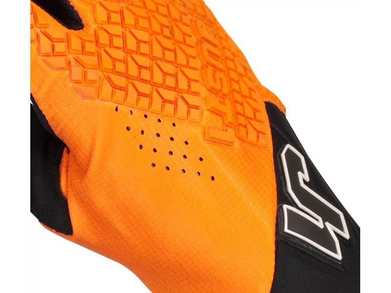 Motorcycle gloves JUST1 J-HRD BLACK-ORANGE size XL