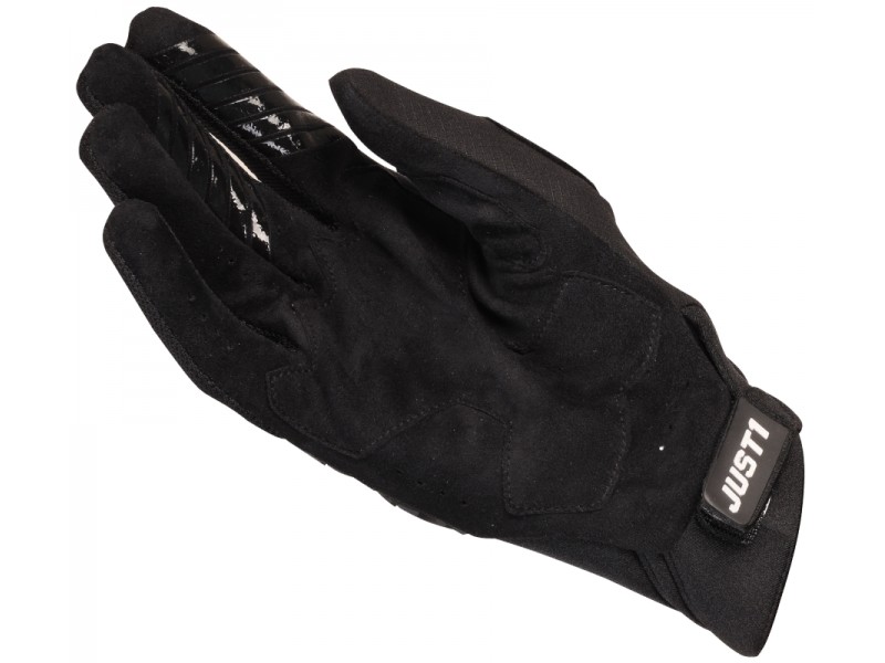 Motorcycle gloves JUST1 J-HRD BLACK-BLACK size M