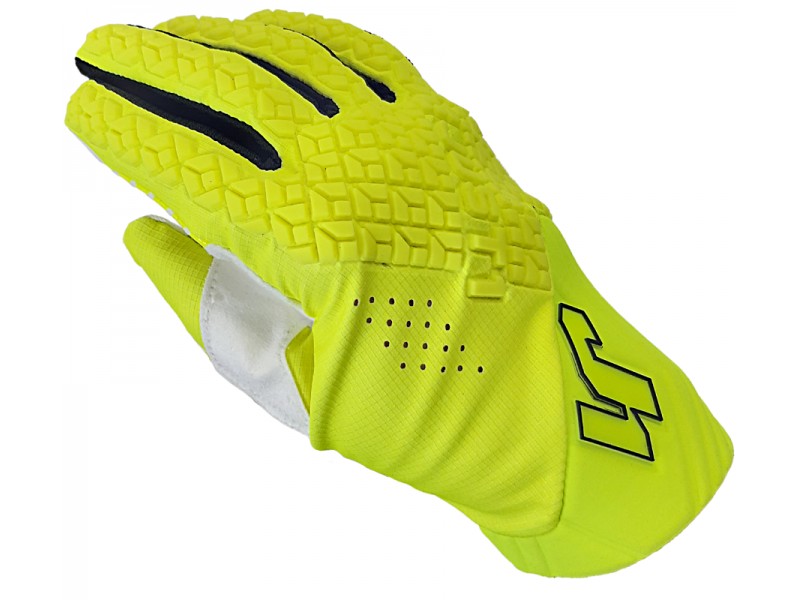 Motorcycle gloves JUST1 J-HRD FLUO YELLOW size M
