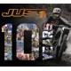 Motorcycle gloves JUST1 J-HRD FLUO YELLOW size M