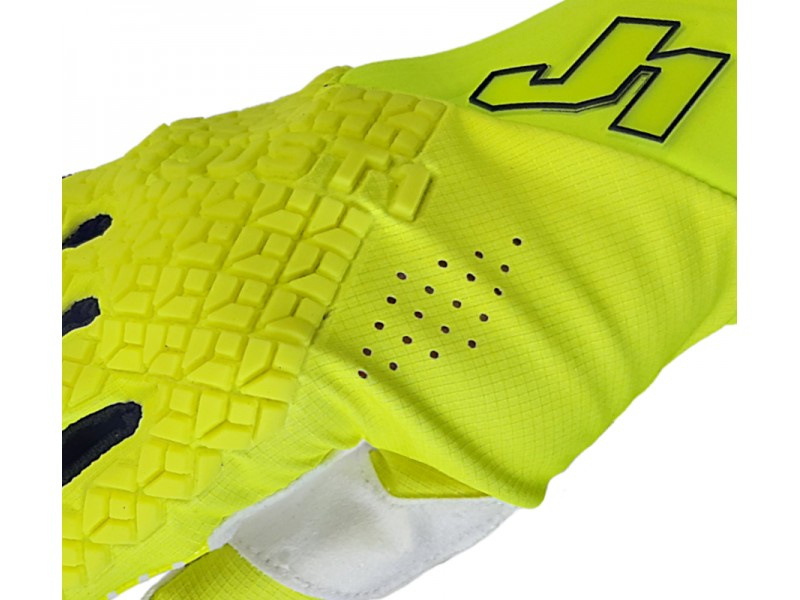 Motorcycle gloves JUST1 J-HRD FLUO YELLOW size XXL