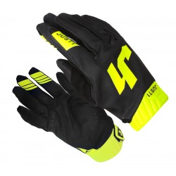 Motorcycle gloves JUST1 J-FLEX 2.0 BLACK YELLOW FLUO size M