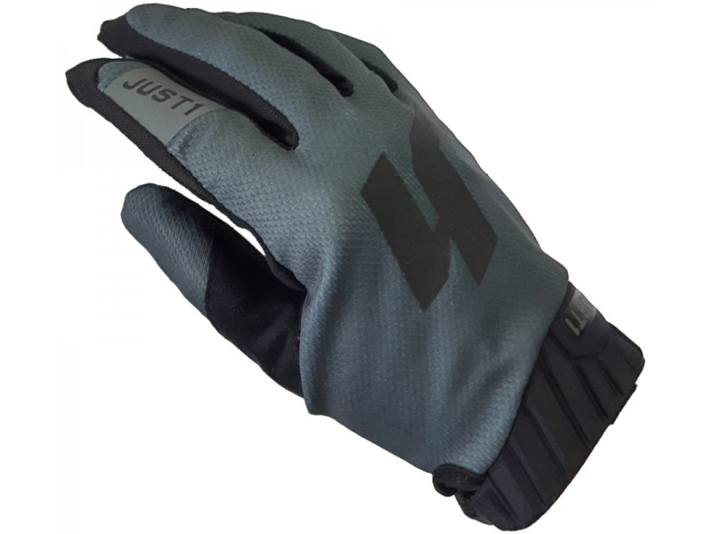 Motorcycle gloves JUST1 J-FLEX 2.0 GRAY BLACK size M