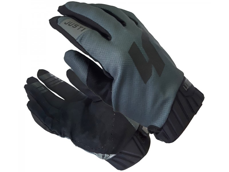 Motorcycle gloves JUST1 J-FLEX 2.0 GRAY BLACK size M