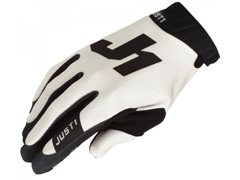 Motorcycle gloves JUST1 J-FLEX 2.0 BLACK WHITE size M