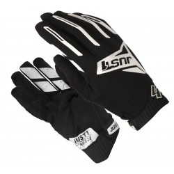 Motorcycle gloves JUST1 J-FORCE 2.0 BLACK WHITE size XXL Motorcycle gloves JUST1 J-FORCE 2.0 BLACK WHITE size XXL