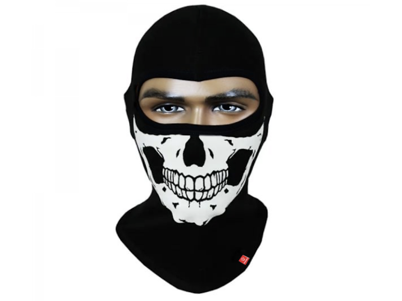 Balaclava premium cotton skull M\L