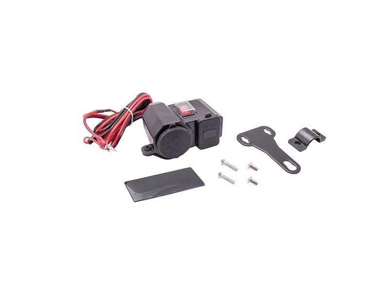 Motorcycle Lighter socket USB (on the steering wheel) Motorcycle Lighter socket USB (on the steering wheel)