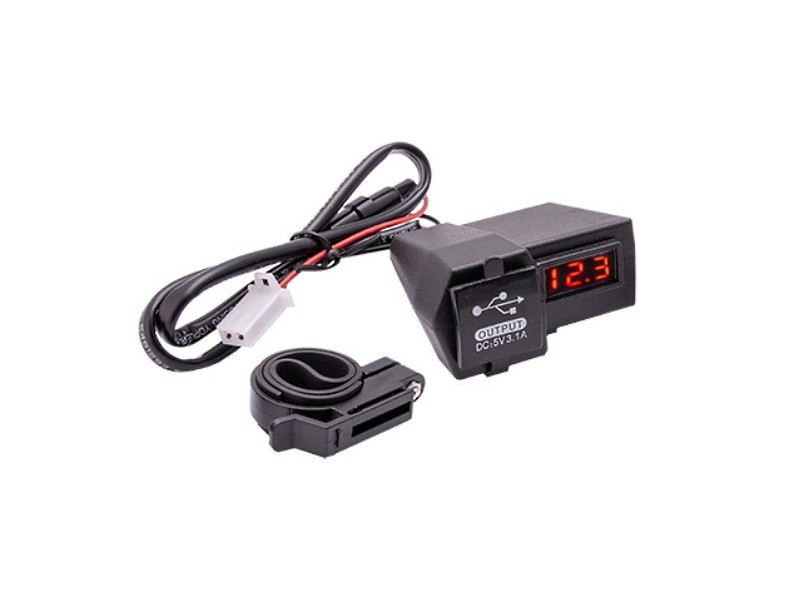 motorcycle USB-socket (on the steering wheel)
