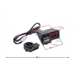 motorcycle USB-socket (on the steering wheel)