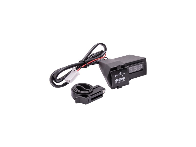 motorcycle USB-socket (on the steering wheel)