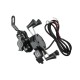 Motorcycle USB phone holder