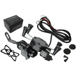Motorcycle USB phone holder