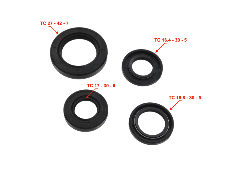 Engine seals for 4T scooter (set)