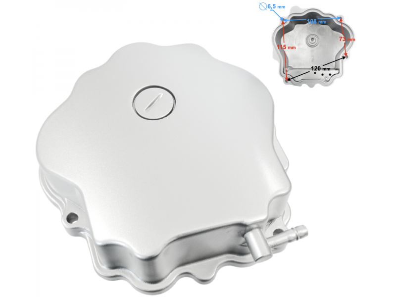 Cylinder head cover with gasket Discover 200