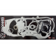 Seals - engine gasket set for 50cc 4T scooter (engine cover length: 400 mm)