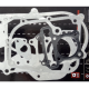 Engine gaskets set for scooter 80cc, length of engine cover: 400mm