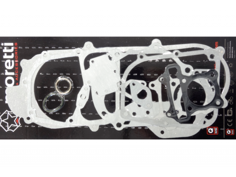 Engine gaskets set for scooter 80cc, length of engine cover: 400mm