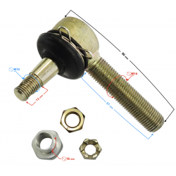 Upper rocker arm pin for ATV 125-X