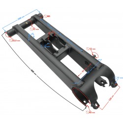 Rear suspension rocker arm for Bashan 200 quad